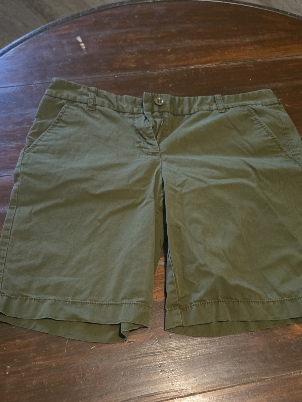 J. Crew Olive Green Women's Bermuda Shorts #1004